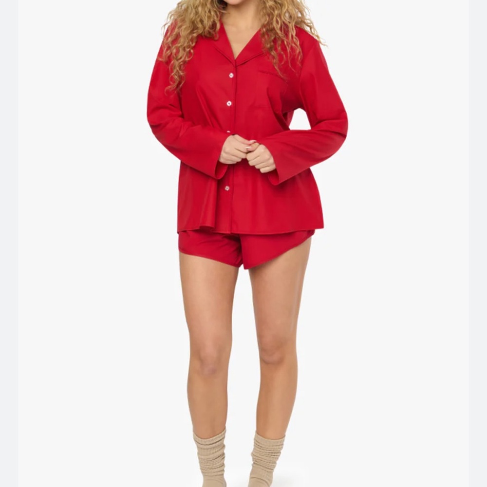 WeWoreWhat red Pajama set